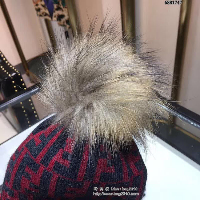 FENDI芬迪 最新冬季百搭羊毛針織帽款 6881747 LLWJ5660